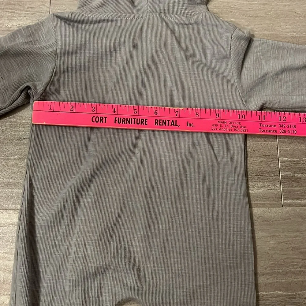 Baby Bunny Ear Zip Coverall Romper
